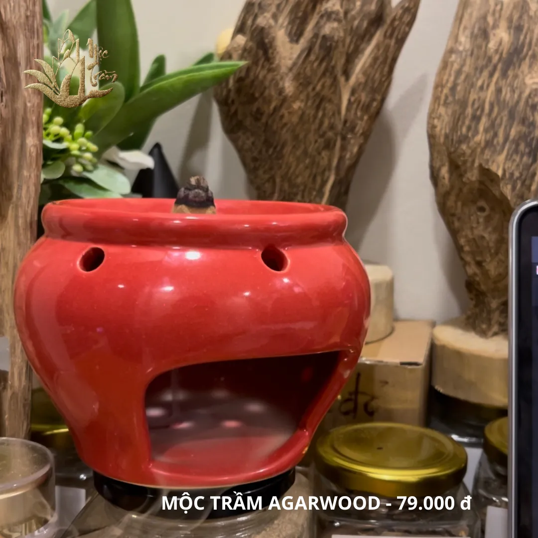 Premium Glazed Agarwood Burner – Ceramic Incense Stove for Chips, Cones &amp; Herbal Blends (13 cm Diameter)